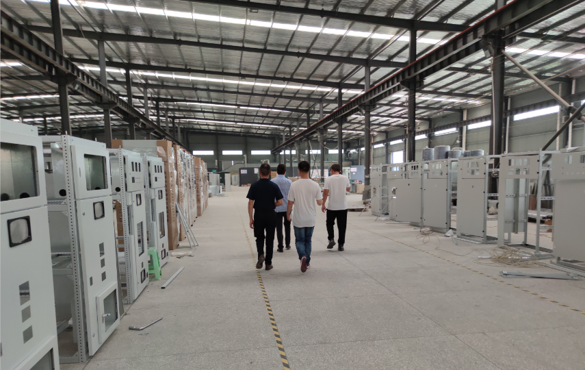  市工信張副局長一（yī）行來廠指導2